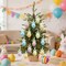 StaticPoster; 48 Pcs Easter Glitter Hanging Eggs, Shiny Tinsel Easter Egg Ornaments, Spring Foam Egg Hanging Decoration for Home Holiday Party Celebrations Tree Wall DIY Craft Decoration (1.3'' x 1.6''); Category:Easter Decorations; Image:4